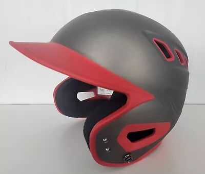 Boombah Baseball Softball Batting Helmet Gray Red Sr Senior Adult Size  • $27.99