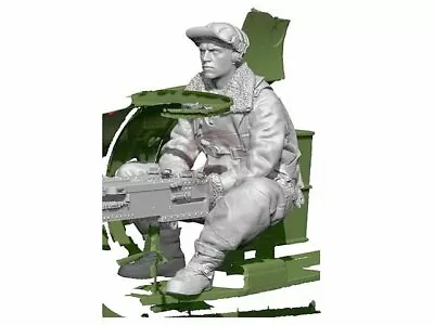 Legend 1/48 B-17 US Bomber Aircraft Tail Gunner WWII Sitting Hands On Gun LF4815 • $17.95