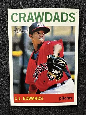 C.J. EDWARDS #136 2013 Topps Heritage Minor League Edition QTY Rookie/Prospect • $1.49