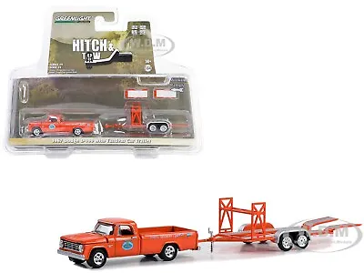 1967 Dodge D-100 Pickup & Tandem Car Trailer  Mr. Norm  1/64 Greenlight 32290 A • $12.99