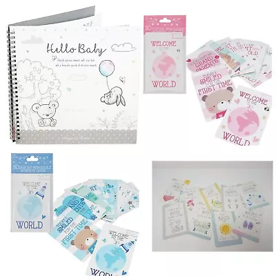 Baby Milestone Journal Keepsake Toddler Newborn Shower Christening Gift Diary • £3.99