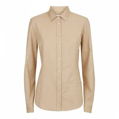 Le Chameau Women's Winchcombe Brushed Cotton Shirt Mustard Size UK10 / L   #H108 • £9.95