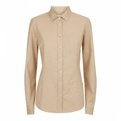 Le Chameau Women's Winchcombe Brushed Cotton Shirt Mustard Size UK10 / L   #H80 • £9.95