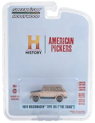 Greenlight 1974 Volkswagen Thing (Type 181) American Pickers Hollywood 1:64 • $6.99