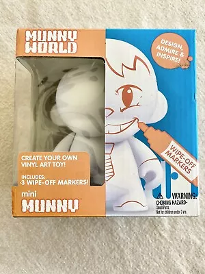 Mini Munny World Create Own Vinyl Toy DIY KIDROBOT 4” Reusable Markers • $10