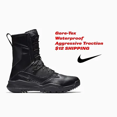 Men's NIKE 8  SFB Field 2 Gore-Tex Military Police Tactical Boot SIZE 8.5 • $135