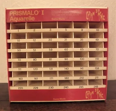 Vintage Caran D'ache Shop Studio Display Storage Stand For Prismalo Pencils • £129.99