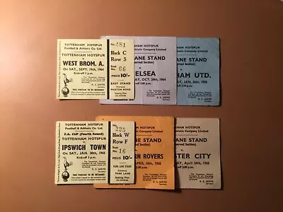 £11 • Buy 64/5 TICKETS Tottenham Spurs (listed Individually) 1964/1965