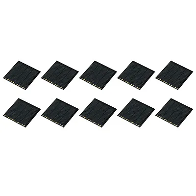 Mini Solar Panel Cell 2V 110mA 0.22W 44mm X 44mm For DIY Project Pack Of 10 • $11.78