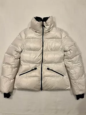 Mackage Madalyn White Zip Up Down Puffer Quilt Jacket Coat Women’s Size Medium • $199.99