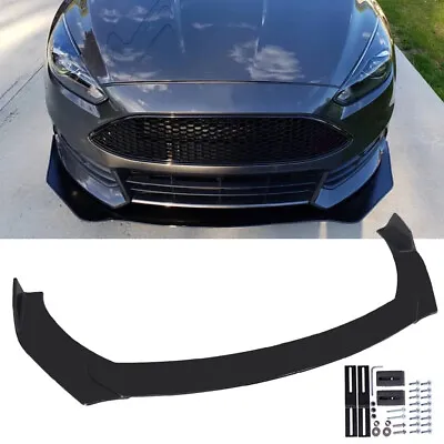 For Ford Focus RS ST MK3 MK4 Car Front Bumper Lip Splitter Spoiler Chin Diffuser • $79.25