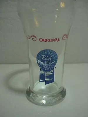 Vintage Original Pabst Blue Ribbon Beer Mini Glass + Sham Pilsner Glass • $14.99