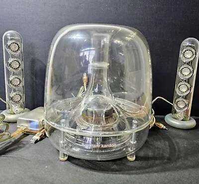 Vintage Harmon Kardon SoundSticks I Computer  USB Speaker System • $95