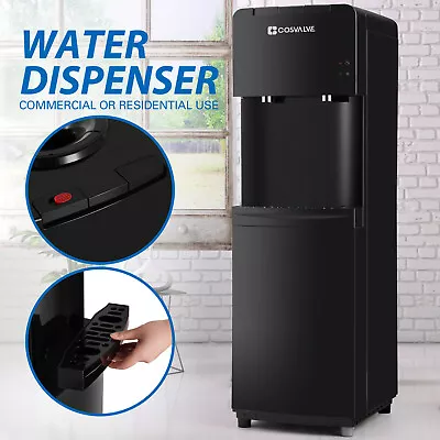 5 Gallon Hot&Cold Water Dispenser Cooler Compressor Top Loading W/ Child Lock • $129.99