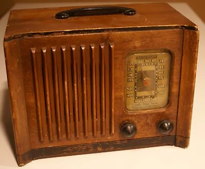 $74.99 • Buy Vintage Emerson Wood Vacuum Tube Radio Model 179 Circa 1940