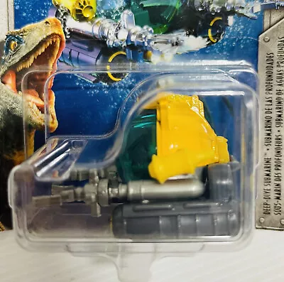 Matchbox Jurassic World Park Deep-Dive Submarine 10/18 (2017) Mattel Toy Vehicle • $44.19