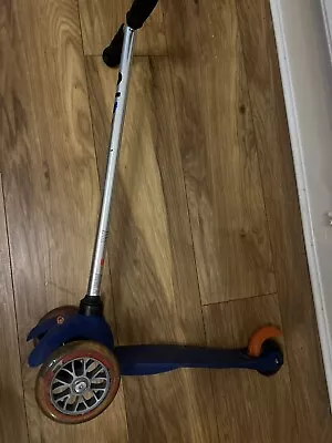 Original Mini Micro Scooter Pink 2-5 Years 35kg Tilt-Lean Steering 3 Wheel • £25