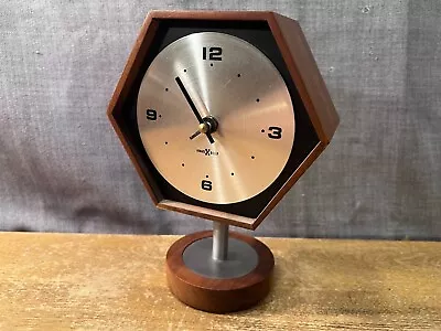 Rare Mid Century Howard Miller Desk Mantle Clock MCM Vintage Antique • $399