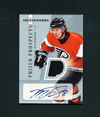 2005 FLEER HOT PROSPECTS MIKE RICHARDS RC Flyers PRIZED PROSPECTS PATCH /auto   • $27.50