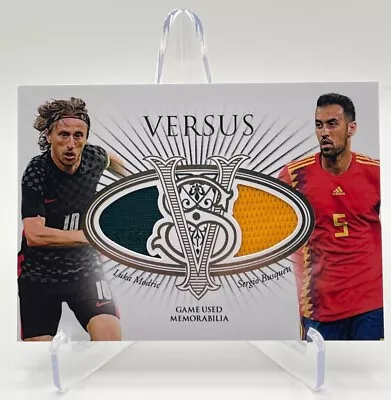 2023 Futera Unique Soccer Versus Match Worn Luka Modric/Sergio Busquets 1/21 • $85