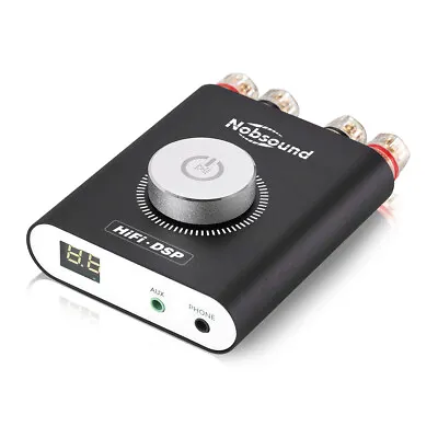 Nobsound Mini HiFi 200W Digital Power Amplifier Bluetooth Home Stereo Audio Amp • £44.99