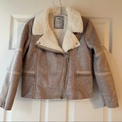 Mayoral Girls Faux Leather Biker Jacket 10 • $45