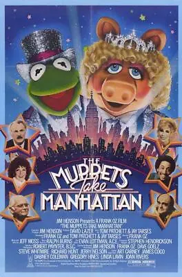 THE MUPPETS TAKE MANHATTAN Movie POSTER 11 X 17 Jim Henson Frank Oz A • $11.95