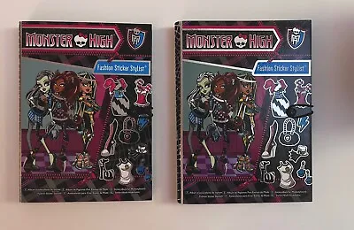 Monster High Mattel - Fashion Sticker Stylist Activity Play Book Used And CD • $60