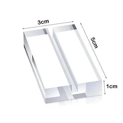 Decoration Acrylic Sign Holder Table Numbers Holder Place Card Clamps Stand • £3.34