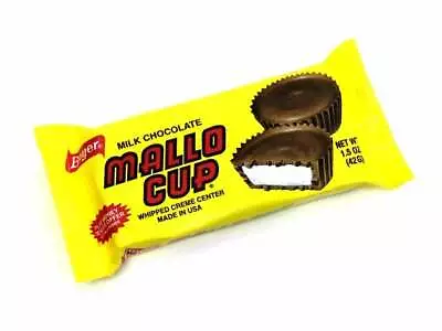 Mallo Cup 4ct Candy Bar - Milk Choc Whipped Creme Center - FREE SHIPPING • $15.75