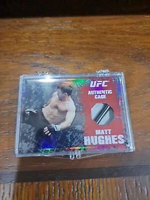 2010 Topps UFC Main Event MATT HUGHES #CR-MH Authentic Octagon Cage RELIC - B • $25