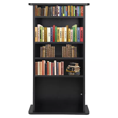 Media Storage Cabinet Game DVD Movie Tower Stable Organizer Stand 5 Shelves • $36.58