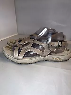 Merrell Agave 2 Lavis Womens Size 11 Aluminum Slip On Flip Flop Casual Sandals • $27.50