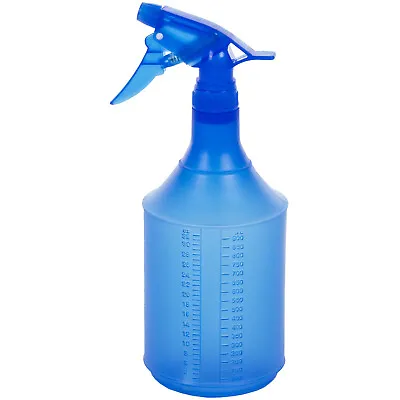 1L Empty Trigger Spray Water Bottle Hand Sprayer Cleaning Chemical Resistant • £4.99