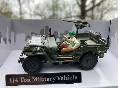 Model Car Jeep 14 Ton. Scale 1:43 Diecast Crew Military Vehicles Road • $19.95