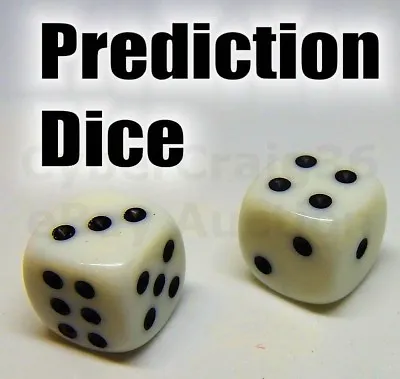 Prediction Dice 1 In 6 Predict Die New Mental Magic Trick Russian Force Number 2 • £4.99