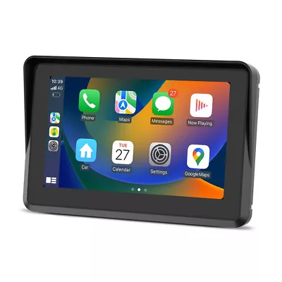 Motorcycle GPS Navigation WiFi Bluetooth 7 Inch CarPlay Touch Screen Waterproof • $148.40