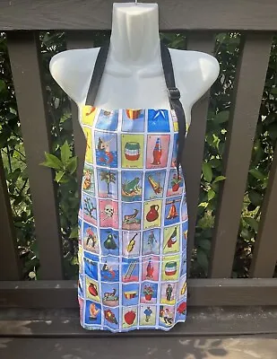 Mexican Bingo Apron - Adjustable Waist With Pockets & Beautiful Images! • $11.99