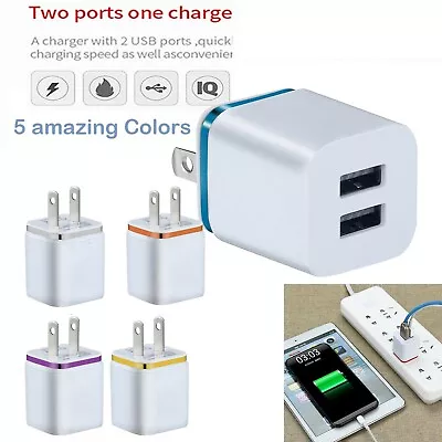 5V / 2A Dual USB Charger Fast Charging For IPhone XS Max Wall Adapter US Plug  • $12.59