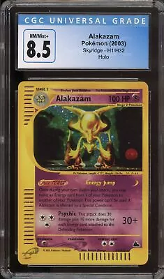 Pokemon Alakazam Skyridge Holo Rare #H1 CGC 8.5 • $222.50