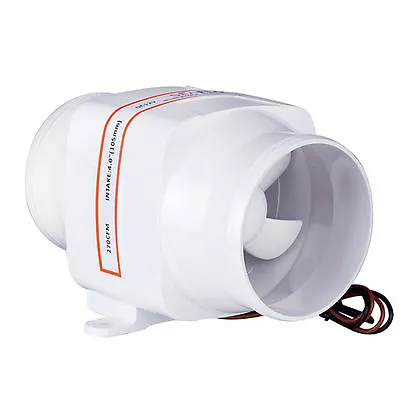 $29.99 • Buy SEAFLO 4  Boat In Line Bilge Blower Fan 12V Marine Cabin Engine Ventilation