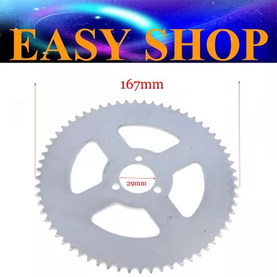 T8F 64T TOOTH REAR CHAIN SPROCKET 33cc 43cc 47cc 49cc ATV QUAD DIRT MINI BIKE • $13.95