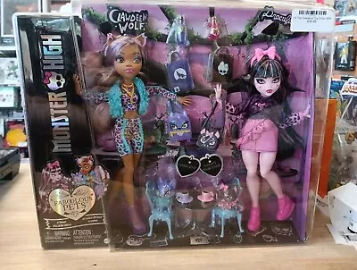 NEW Monster High Faboolous Pets Draculaura & Clawdeen Wolf Fashion Dolls & Pets • $39.99