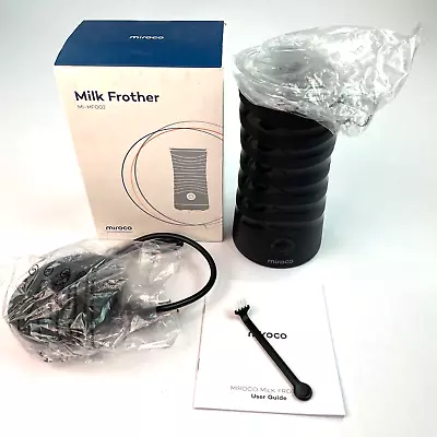 Miroco MI-MF002 Milk Frother Electric Milk Steamer Portable Black *New Open Box* • $13.28