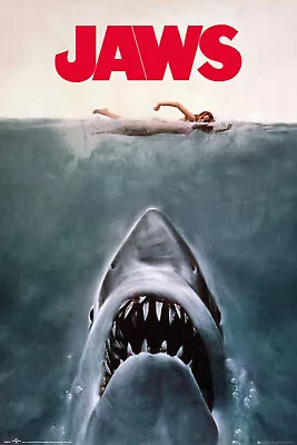 Jaws Key Art Movie Maxi Poster 61x91.5cm / 24x36  170g/m² - GB Eye • £8