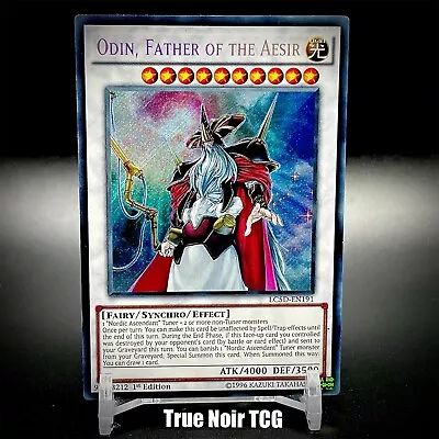 Odin Father Of The Aesir LC5D-EN191 Secret Rare 1st Edition (VLP) • £6.49