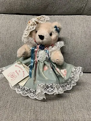 Vintage Victorian Jointed Plush Stuffed Teddy Bear New With Tags 8” • $24.99