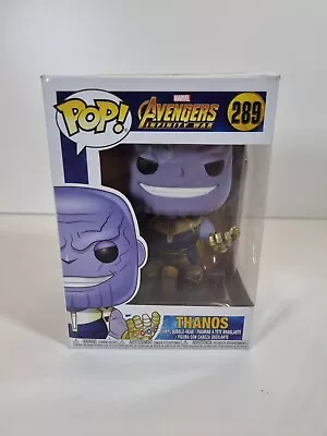 289 Thanos Marvel Avengers Infinity War Pop Vinyl Funko Figure Movies P1 • £11.99