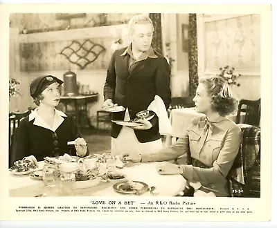 Vintage 8x10 Photo Love On A Bet 1936 Gene Raymond Wendy Barrie • $15.99