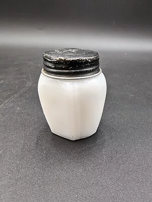 Milk Glass Vintage Jar - Woodbury's Cold Cream Vanity Jar Empty W/ Lid • $7.75